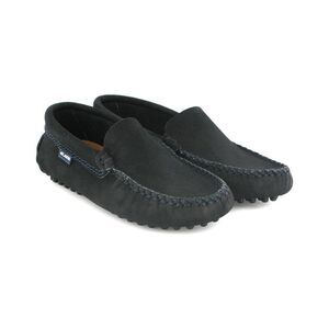 Atlanta Moccasin Plain Leather Driver, Blue